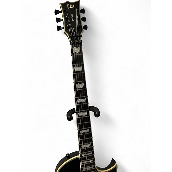 Used ESP LTD EC1000 Deluxe Black Solid Body Electric Guitar