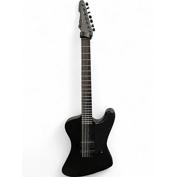 Used ESP LTD PHOENIX-7 BARITONE BLACK METAL MATTE BLACK Solid Body Electric Guitar