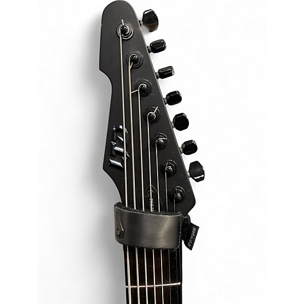 Used ESP LTD PHOENIX-7 BARITONE BLACK METAL MATTE BLACK Solid Body Electric Guitar