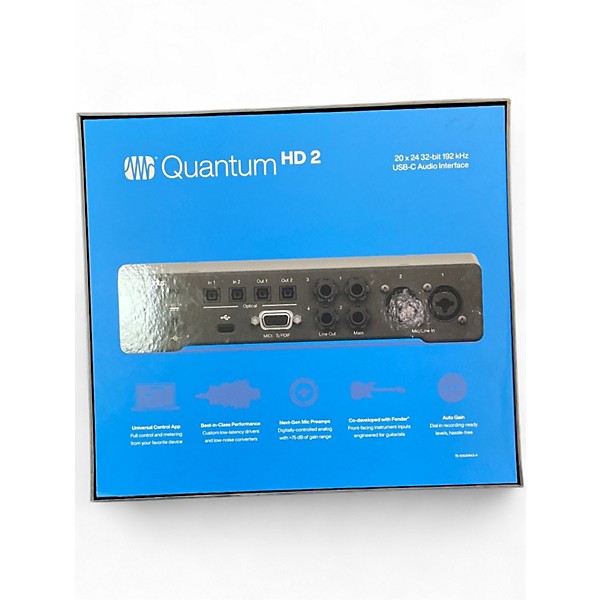 Used PreSonus QUANTUM HD2 Audio Interface