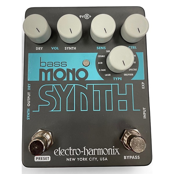 Used Electro-Harmonix Bass Mono Synth Bass Bass Effect Pedal