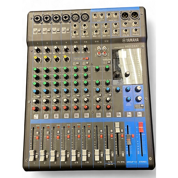 Used Yamaha MG10XU 10 Channel Mixer with Effects Unpowered Mixer