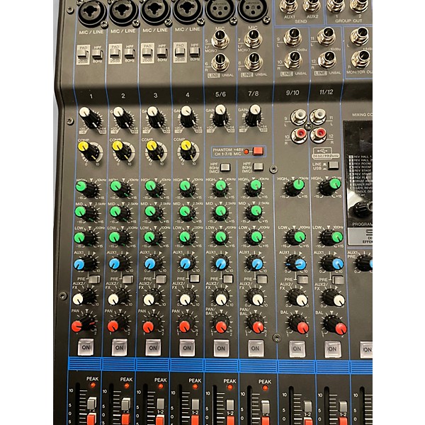 Used Yamaha MG10XU 10 Channel Mixer with Effects Unpowered Mixer