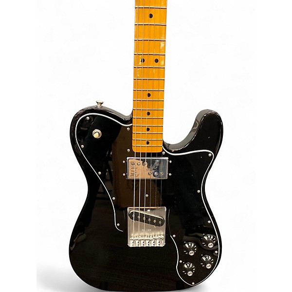 Used Fender American Vintage II 1977 Telecaster Black Solid Body Electric Guitar
