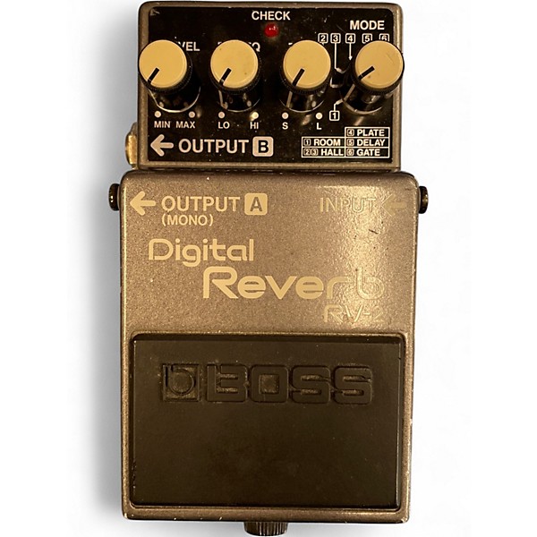Used BOSS RV2 Digital Reverb Effect Pedal