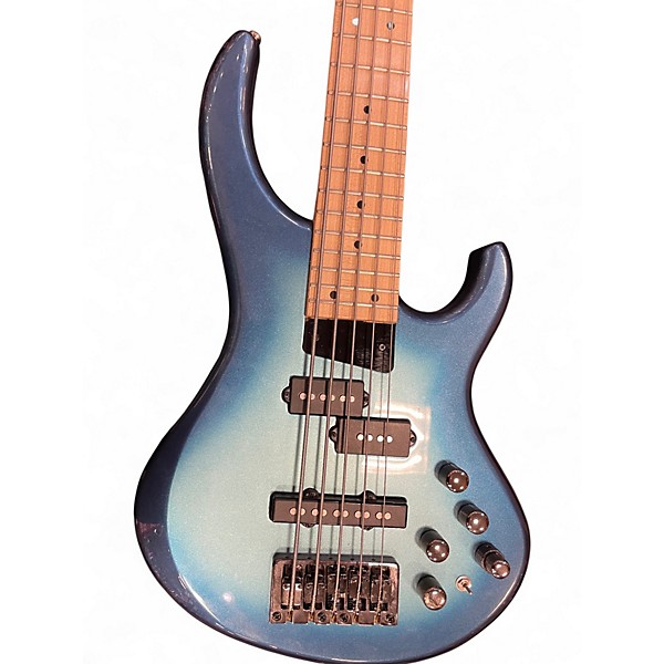 Used MTD KINGSTON LK5 Blue Electric Bass Guitar