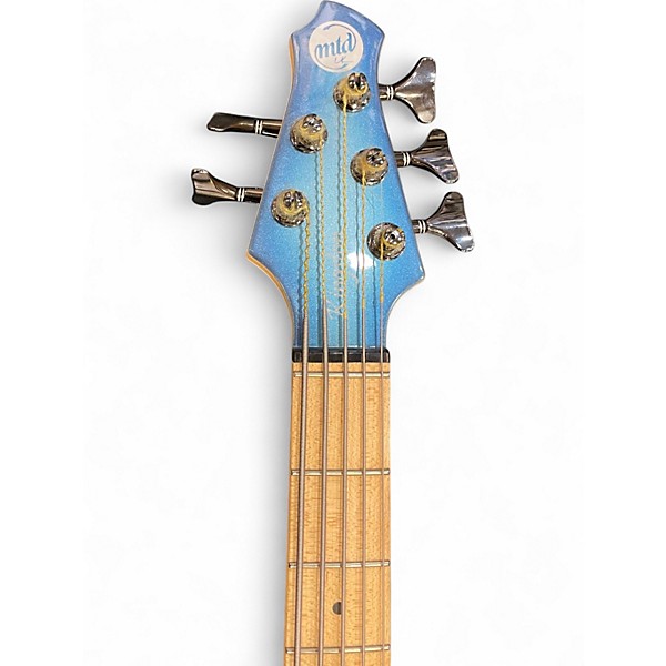 Used MTD KINGSTON LK5 Blue Electric Bass Guitar