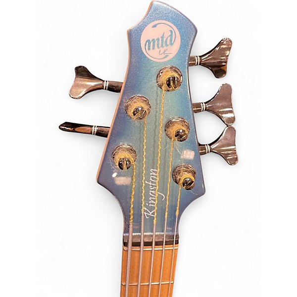 Used MTD KINGSTON LK5 Blue Electric Bass Guitar