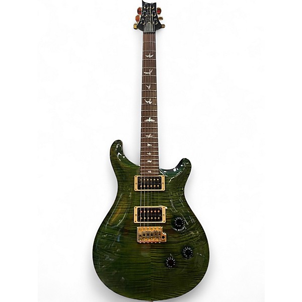 Used PRS Custom 24 10 Top Green Solid Body Electric Guitar