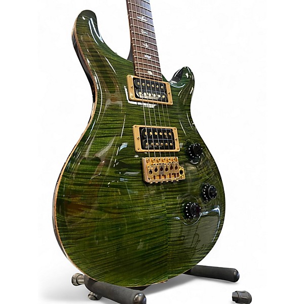Used PRS Custom 24 10 Top Green Solid Body Electric Guitar