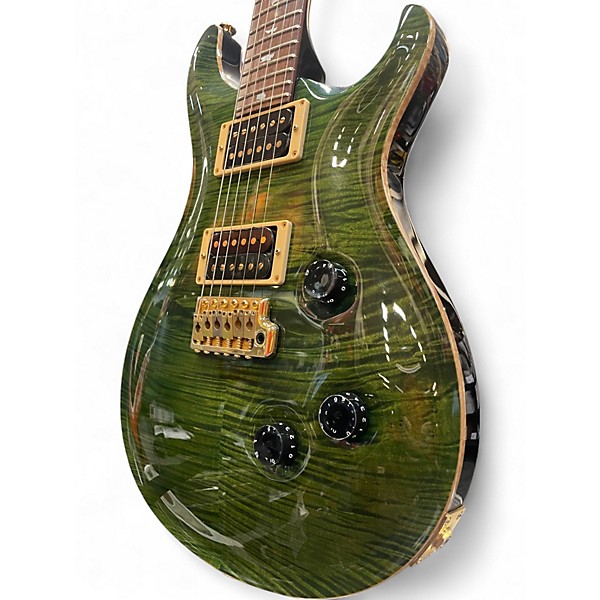 Used PRS Custom 24 10 Top Green Solid Body Electric Guitar