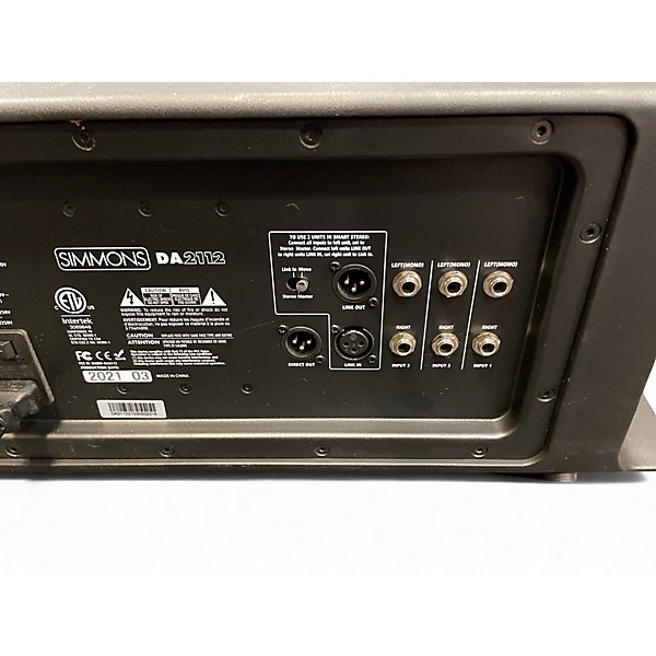 Used 2021 Simmons DA2112 Drum Amplifier
