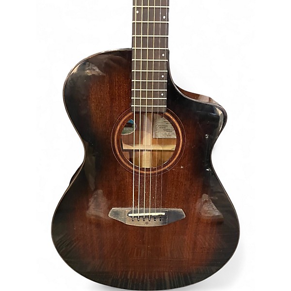 Used Breedlove wildwood Wildwood Pro Concert Suede CE  Mahogany Acoustic Electric Guitar