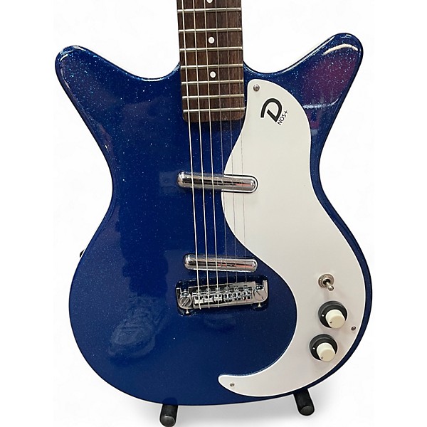 Used Danelectro DC59 Blue Solid Body Electric Guitar