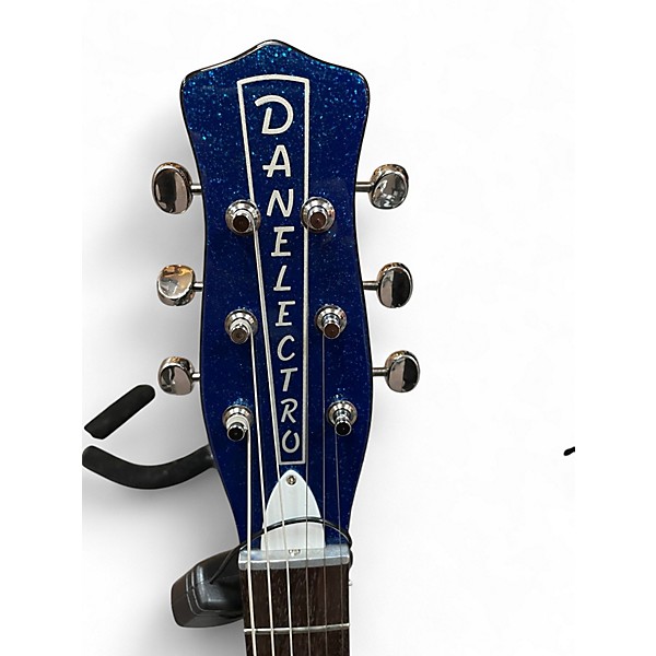 Used Danelectro DC59 Blue Solid Body Electric Guitar