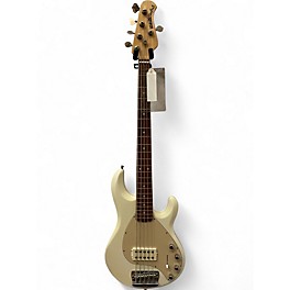Used Ernie Ball Music Man Stingray 5 H Antique White Electric Bass Guitar