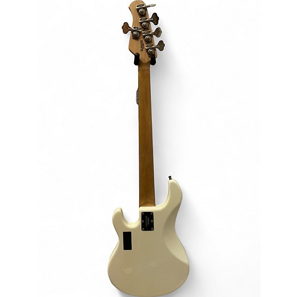Used Ernie Ball Music Man Stingray 5 H Antique White Electric Bass Guitar
