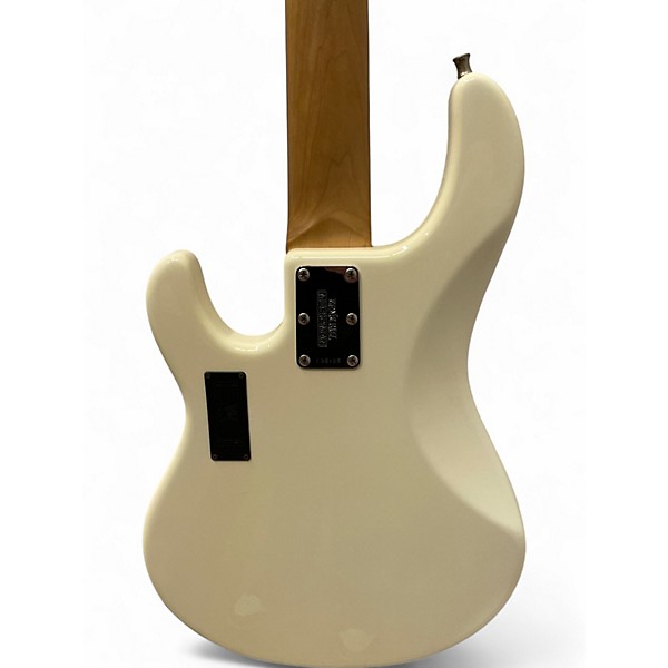 Used Ernie Ball Music Man Stingray 5 H Antique White Electric Bass Guitar