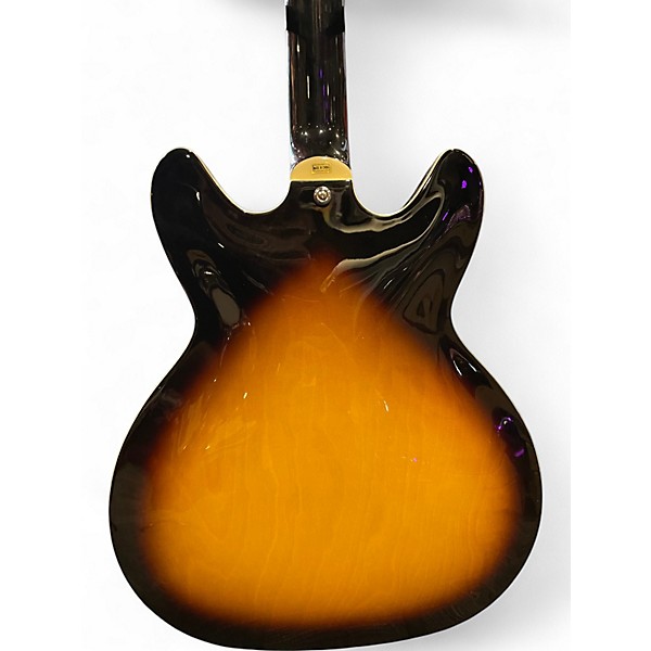 Used Hagstrom Viking  Vintage Sunburst Hollow Body Electric Guitar