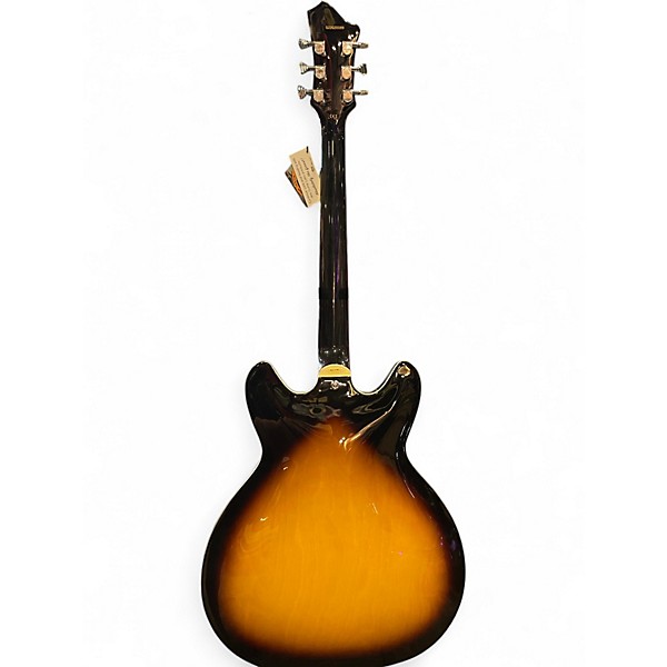 Used Hagstrom Viking  Vintage Sunburst Hollow Body Electric Guitar