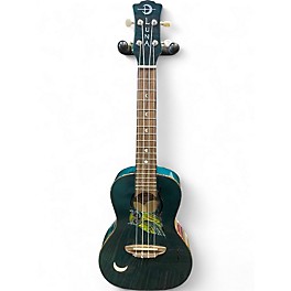 Used Luna UKE OWL C TRANSPARENT BLUE Ukulele