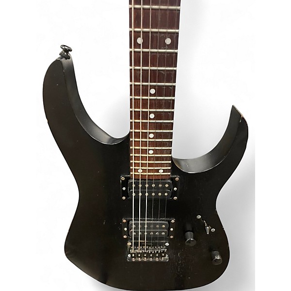Used Ibanez RGRT421 Black Solid Body Electric Guitar