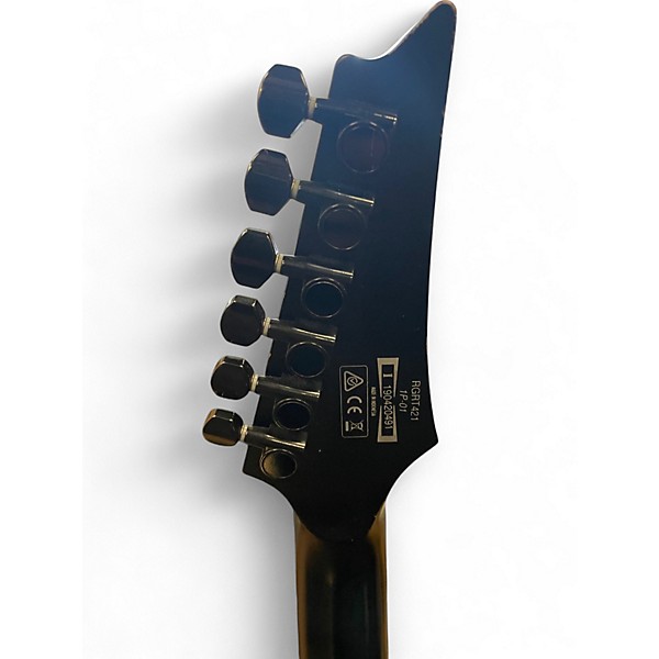 Used Ibanez RGRT421 Black Solid Body Electric Guitar