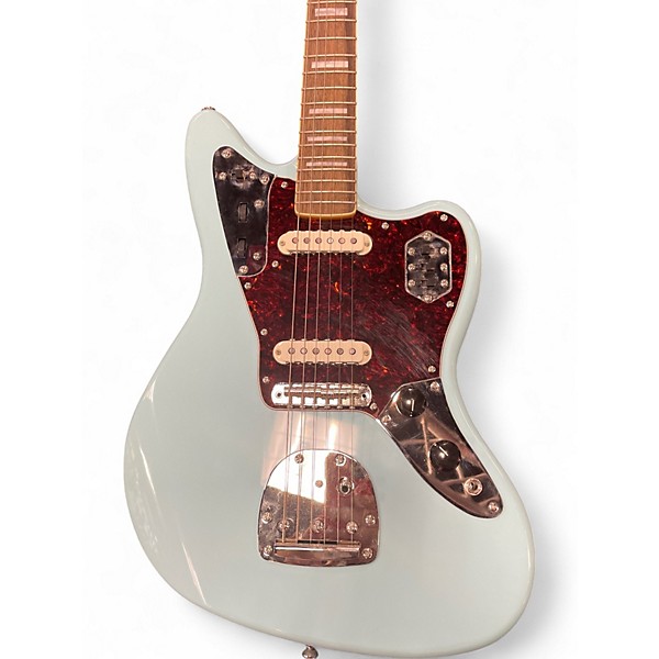 Used Squier Classic Vibe 70's Jaguar Daphne Blue Solid Body Electric Guitar
