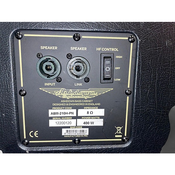 Used Ashdown ABM-210H 400W 8OHM Bass Cabinet