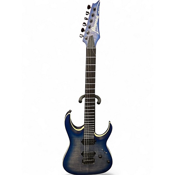 Used Ibanez RGA42FM Blue Lagoon Solid Body Electric Guitar