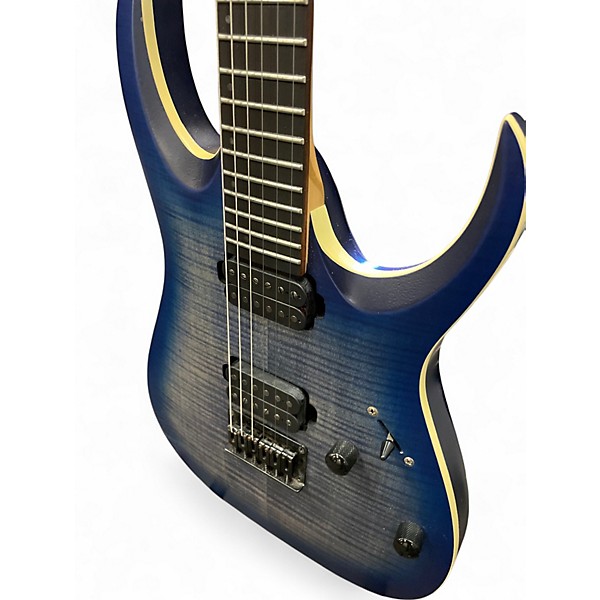 Used Ibanez RGA42FM Blue Lagoon Solid Body Electric Guitar