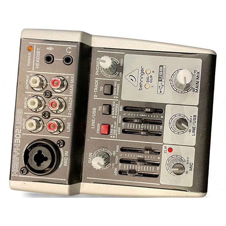 Used Behringer XENYX 302 USB Digital Mixer | Guitar Center