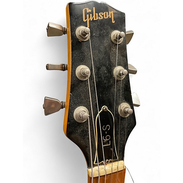 Vintage 1976 Gibson L6S Natural Solid Body Electric Guitar