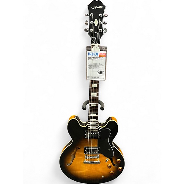 Used Epiphone DOT SUPER VS Antique Amber Hollow Body