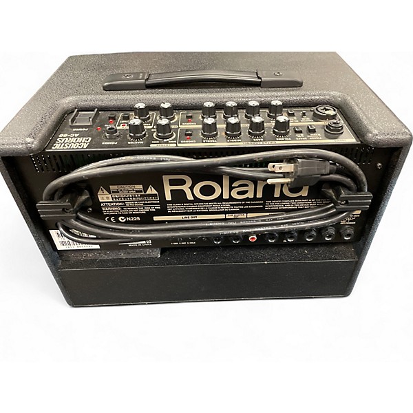 Used Roland AC60 60W 2X6.5 Acoustic Guitar Combo Amp