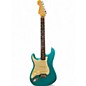 Used Fender American Professional II Stratocaster Left Handed Miami Blue Electric Guitar thumbnail