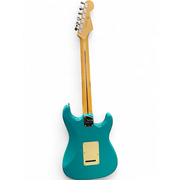 Used Fender American Professional II Stratocaster Left Handed Miami Blue Electric Guitar