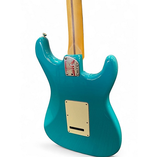 Used Fender American Professional II Stratocaster Left Handed Miami Blue Electric Guitar