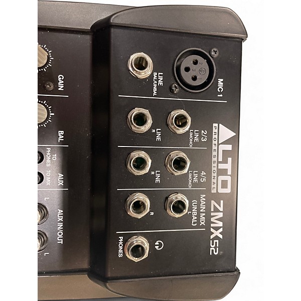 5チャンネルコンパクトミキサーZMX52 ALTO professional ZMX52 5chミキサー - 楽器堂オンラインショップ