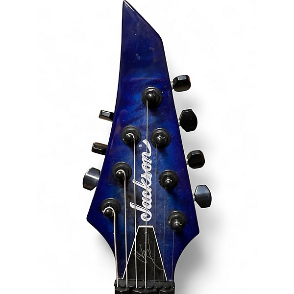 Used Jackson Chris Broderick Signature Soloist 7 String Trans Blue Solid Body Electric Guitar