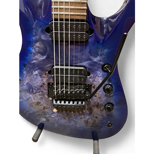 Used Jackson Chris Broderick Signature Soloist 7 String Trans Blue Solid Body Electric Guitar