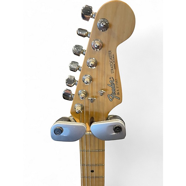 Used Fender American Standard Stratocaster Black Solid Body Electric Guitar