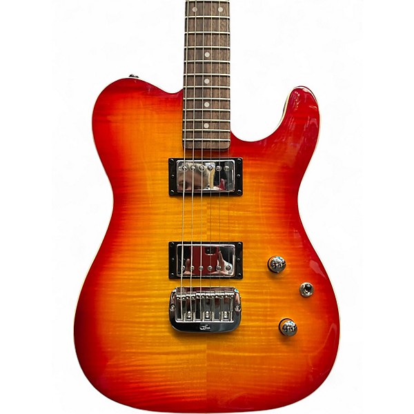 Used G&L ASAT Deluxe Cherry Sunburst Solid Body Electric