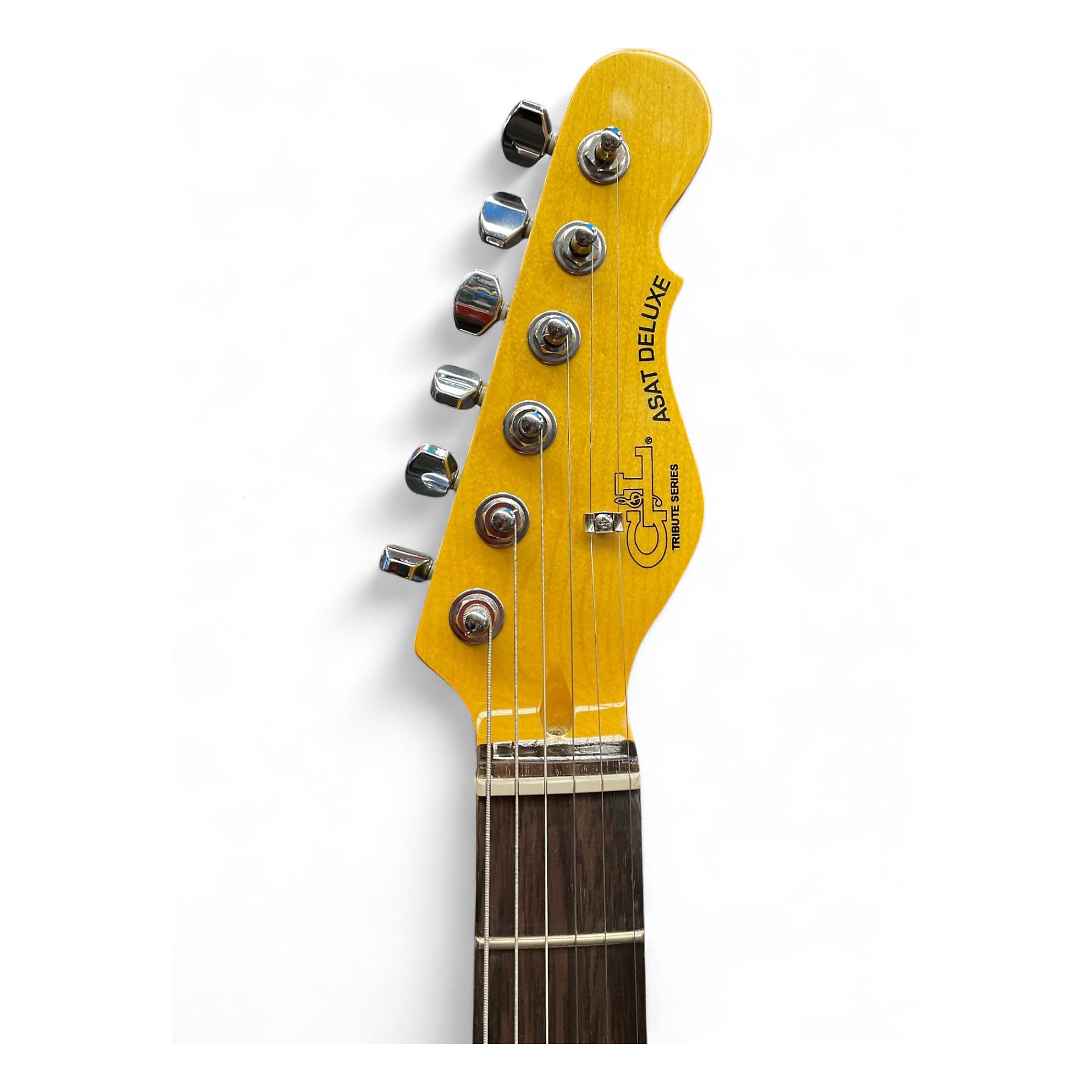 Used G&L ASAT Deluxe Cherry Sunburst Solid Body Electric
