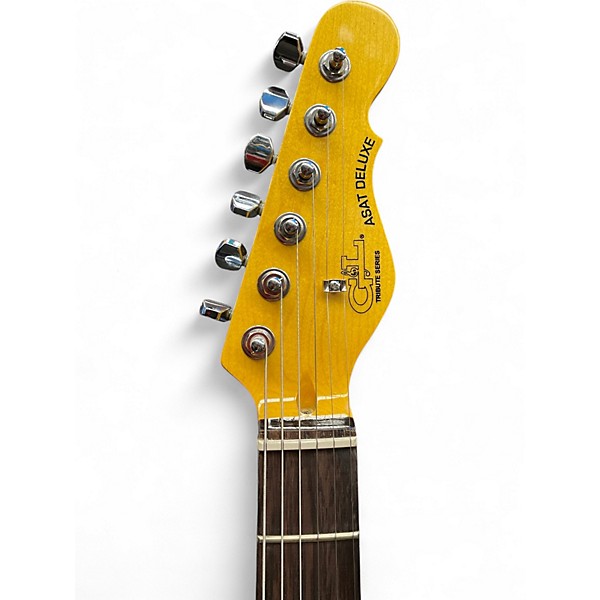 Used G&L ASAT Deluxe Cherry Sunburst Solid Body Electric Guitar