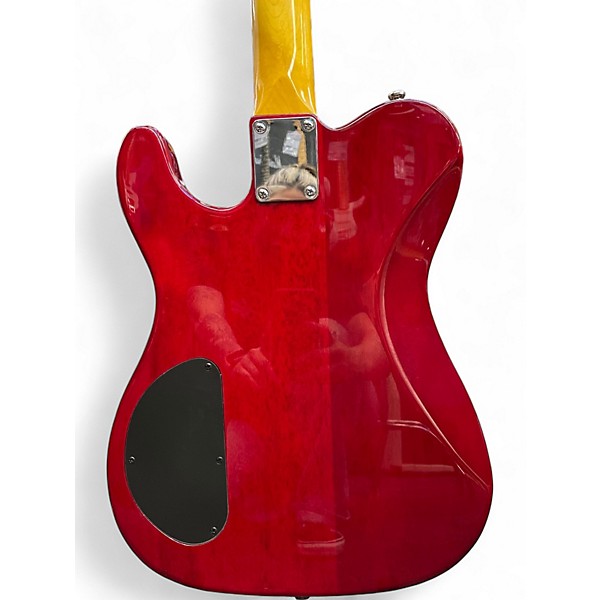 Used G&L ASAT Deluxe Cherry Sunburst Solid Body Electric Guitar