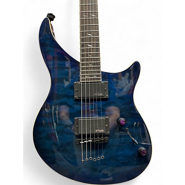 Used Epiphone EM2 CUSTOM PROPHECY Midnight Blue Solid Body Electric Guitar