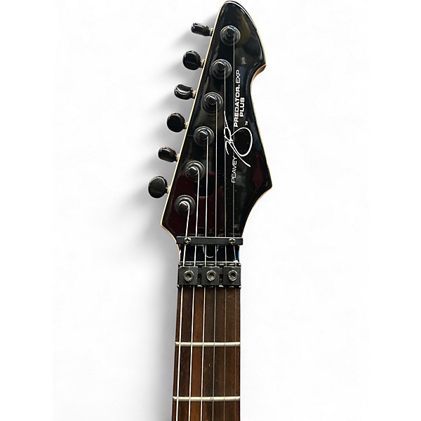 Used Peavey PREDATOR EXP PLUS Blue Solid Body Electric Guitar
