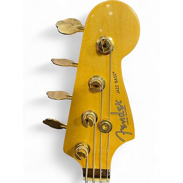 Used Fender 75th Anniversary Commemorative American Jazz Bass 3 Color Sunburst Electric Bass Guitar