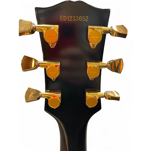 Used ESP ED1233652 BLACK Hollow Body Electric Guitar